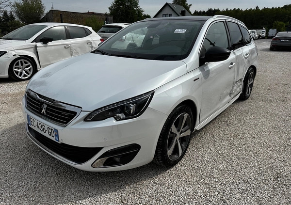 Peugeot 308 cena 27900 przebieg: 103000, rok produkcji 2016 z Góra małe 326